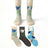 Plusock Colorful Bird Quarter Socks(3 Pairs) - Multicolor - EU36-40(US3-7) - image 0