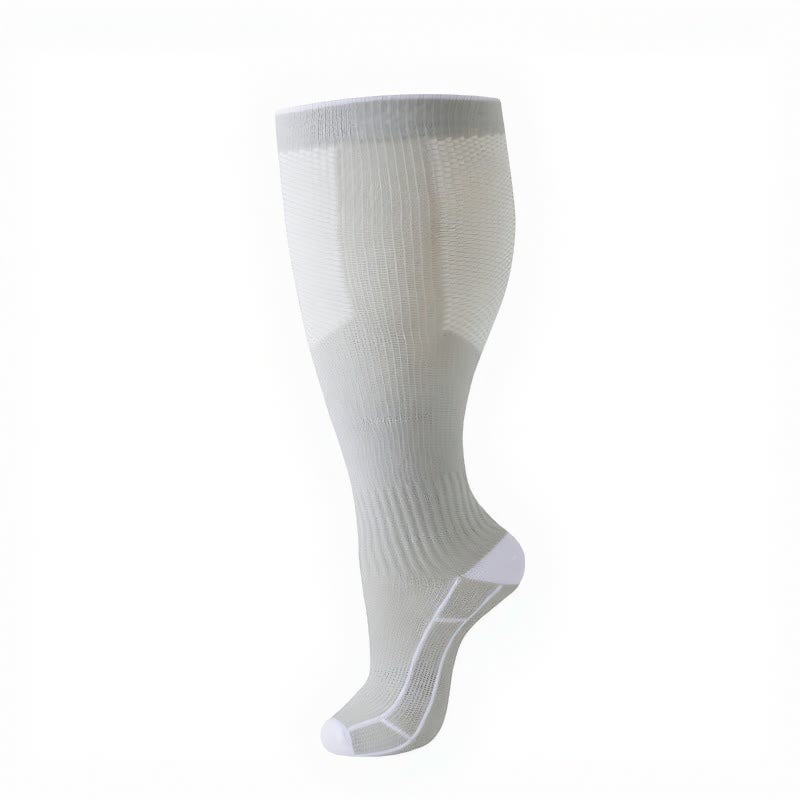 Plusock Plus Size Classic Solid Compression Socks - image 13