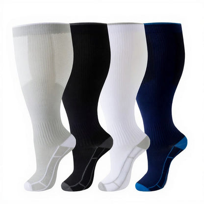Plusock Plus Size Classic Solid Compression Socks - image 10