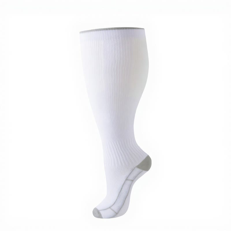 Plusock Plus Size Classic Solid Compression Socks - image 12