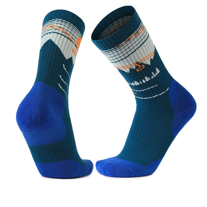 Plusock Wool Cushioned Hiking Quarter Socks - Blue - EU35-39(US2-6) - image 4