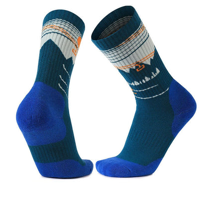 Plusock Wool Cushioned Hiking Quarter Socks - Blue - EU35-39(US2-6) - image 4