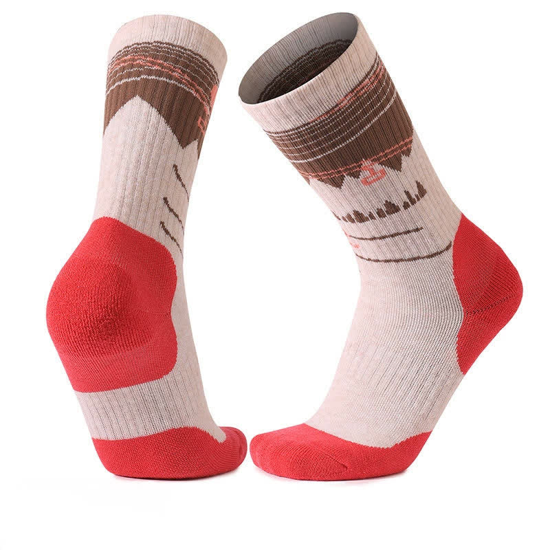 Plusock Wool Cushioned Hiking Quarter Socks - White - EU35-39(US2-6) - image 3