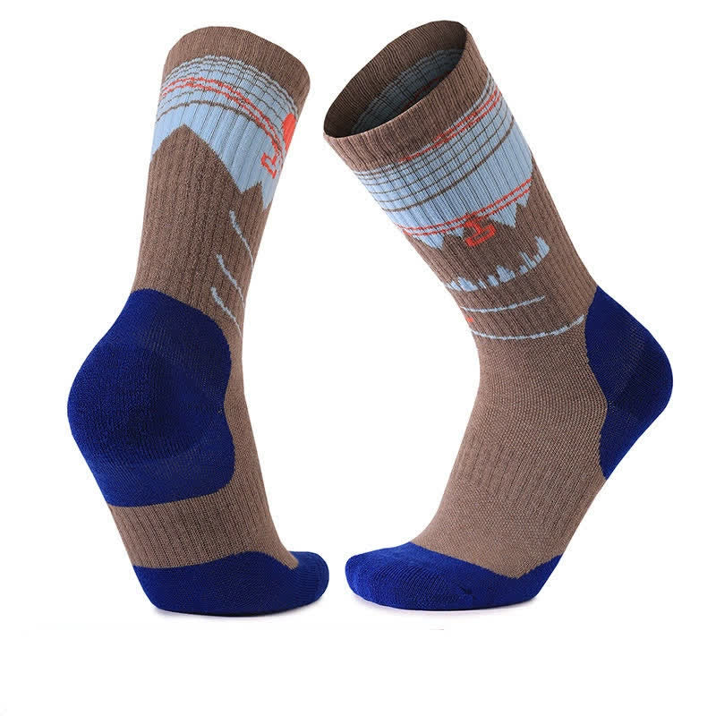 Plusock Wool Cushioned Hiking Quarter Socks - Brown - EU35-39(US2-6) - image 6