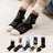 Plusock Sun Moon Pattern Quarter Socks(5 Pairs) - Multicolor - EU35-43(US2-9) - image 0