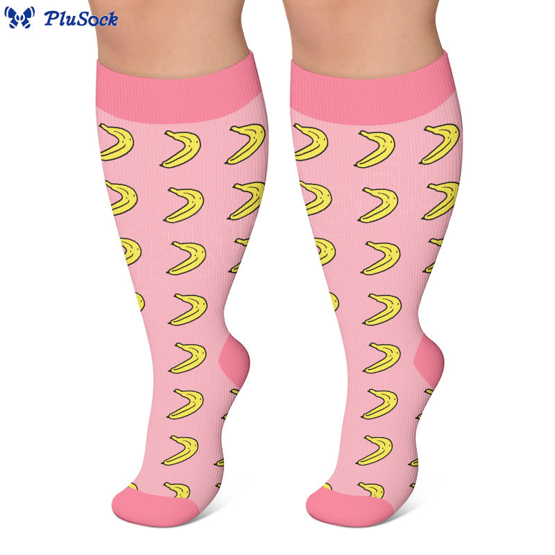 Plusock Plus Size Fruity Fun Compression Socks - image 3