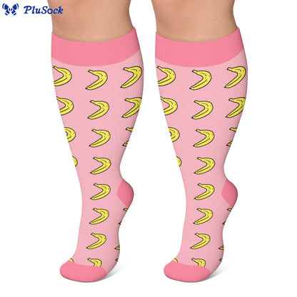 Plusock Plus Size Fruity Fun Compression Socks - image 3