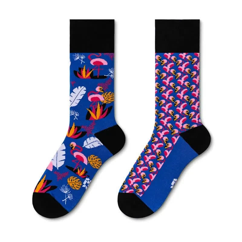Plusock Playful Flamingo Quarter Socks - image 1