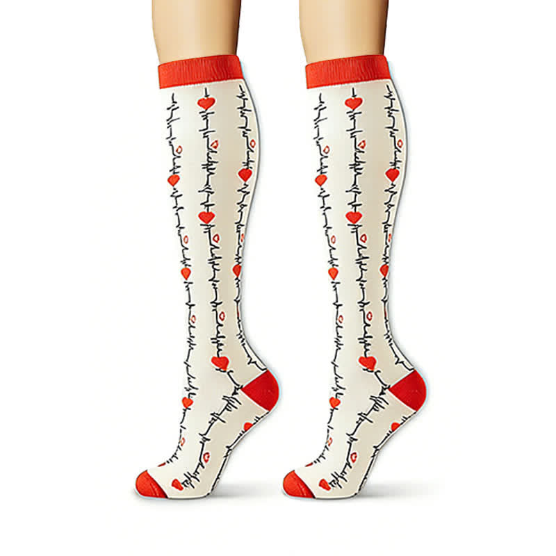 Plusock Heart Rate Monitors Knee High Compression Socks(6 Pairs) - image 3