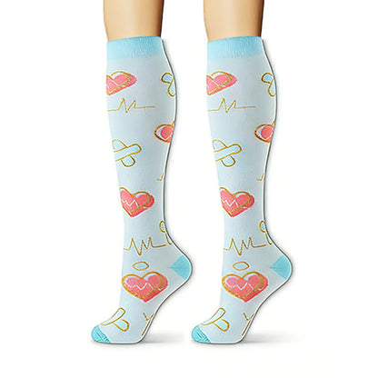 Plusock Heart Rate Monitors Knee High Compression Socks(6 Pairs) - image 2