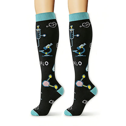 Plusock Heart Rate Monitors Knee High Compression Socks(6 Pairs) - image 4