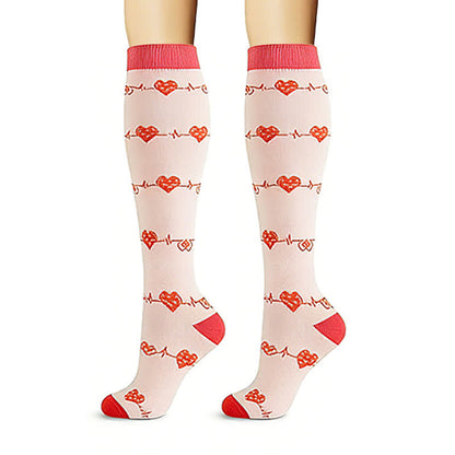 Plusock Heart Rate Monitors Knee High Compression Socks(6 Pairs) - image 5