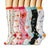 Plusock Heart Rate Monitors Knee High Compression Socks(6 Pairs) - Multicolor - L/XL - image 0