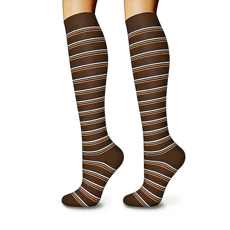 Plusock Heart Dots Star Compression Socks(6 Pairs) - image 5