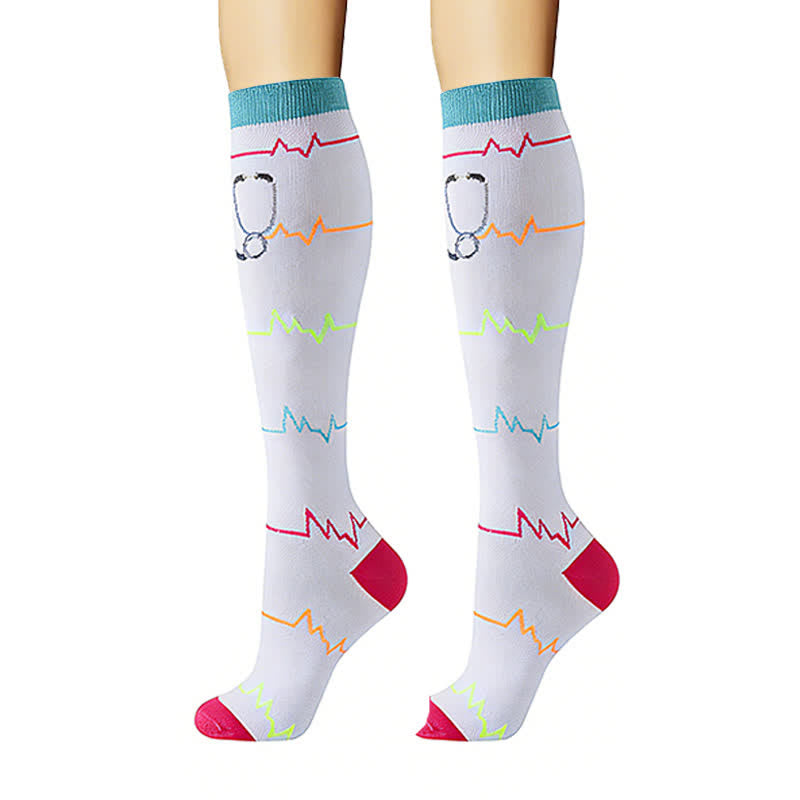 Plusock Healthcare Themed Compression Socks(6 Pairs) - image 1