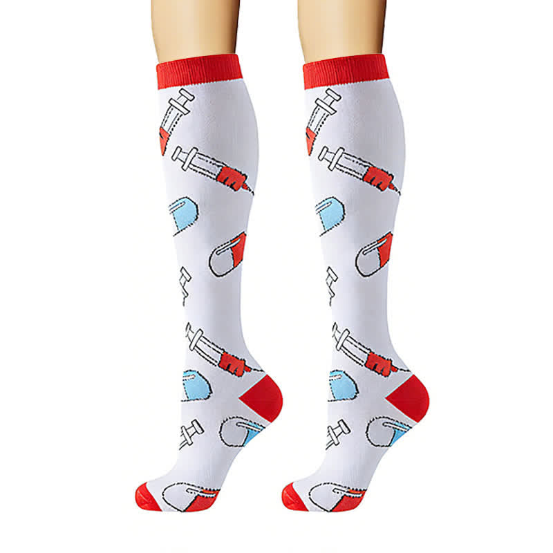 Plusock Healthcare Themed Compression Socks(6 Pairs) - image 4