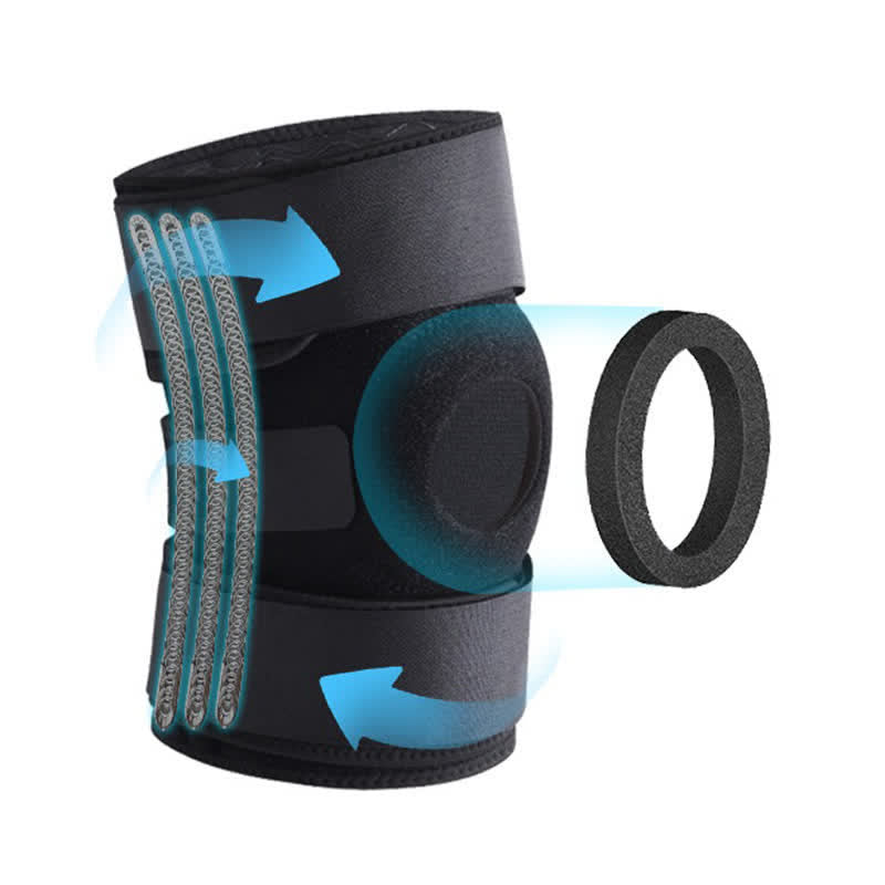 Plusock Patella Support Knee Brace - Black - 7XL/8XL - image 2
