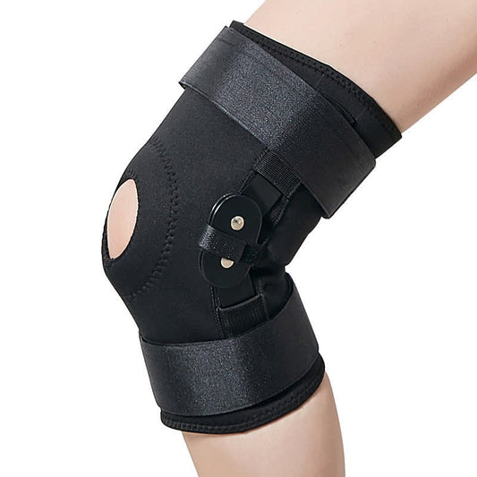 Plusock Hinged Neoprene Patella Support Knee Brace - Black - 2XL - image 0