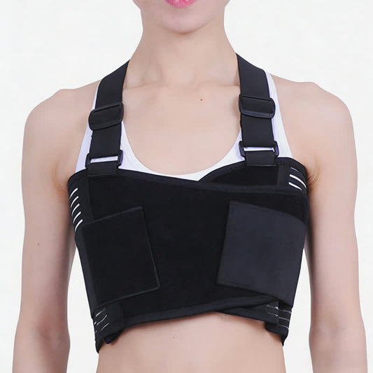 Plusock Neoprene Compression Support Chest Brace - Black - XXL - image 0