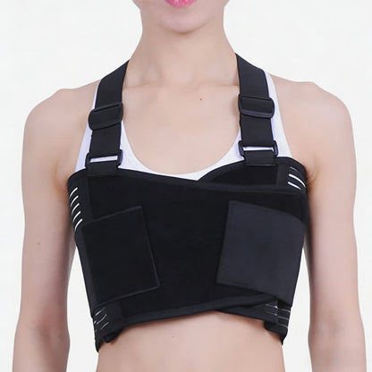 Plusock Neoprene Compression Support Chest Brace - Black - XXL - image 0