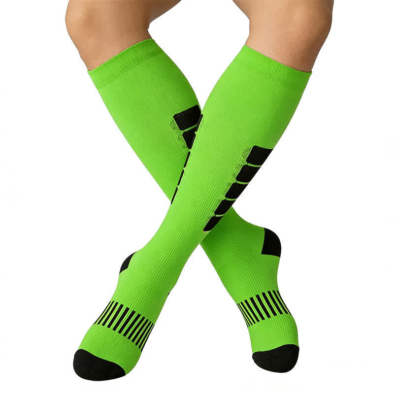 Plusock Bold Block Sport Compression Socks(6 Pairs) - image 6