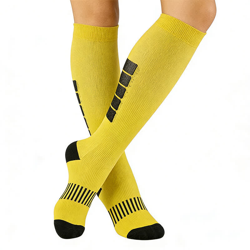 Plusock Bold Block Sport Compression Socks(6 Pairs) - image 5