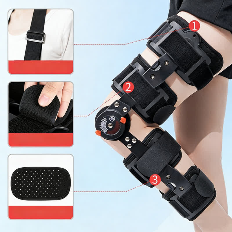 Plusock Hinged Neoprene Support Knee Brace - image 1