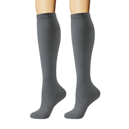 Plusock Minimal Solid Style Compression Socks(6 Pairs) - image 6
