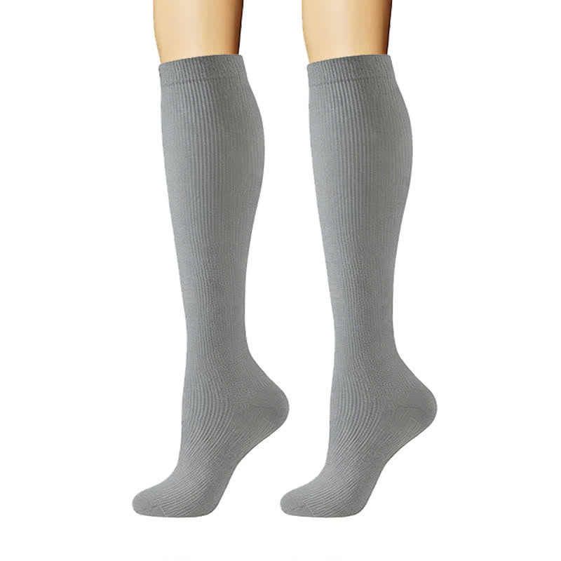 Plusock Minimal Solid Style Compression Socks(6 Pairs) - image 5
