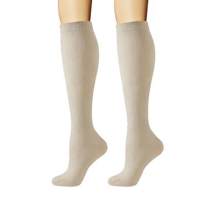 Plusock Minimal Solid Style Compression Socks(6 Pairs) - image 2