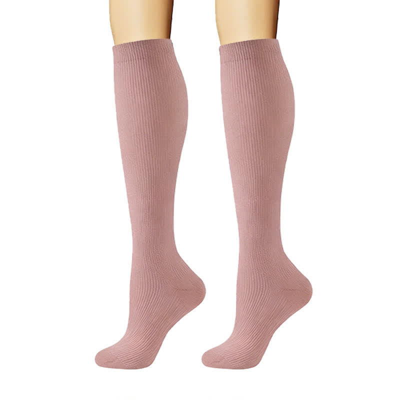 Plusock Minimal Solid Style Compression Socks(6 Pairs) - image 3