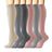 Plusock Minimal Solid Style Compression Socks(6 Pairs) - Multicolor - L/XL - image 0