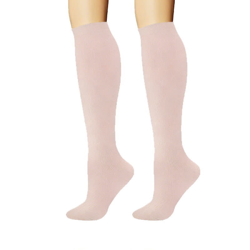 Plusock Clean Soft Solid Color Compression Socks(6 Pairs) - image 3