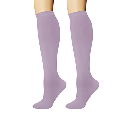 Plusock Clean Soft Solid Color Compression Socks(6 Pairs) - image 2