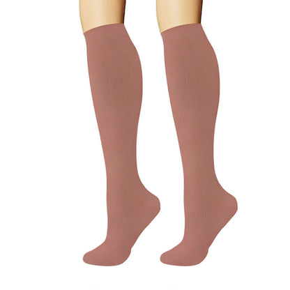 Plusock Pastel Solid Minimal Style Compression Socks(6 Pairs) - image 6
