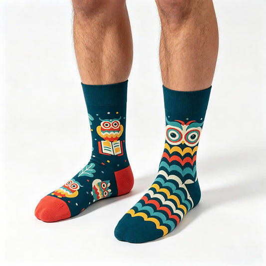Plusock Night Owl Quarter Socks - Green - EU35-43(US2-9) - image 0
