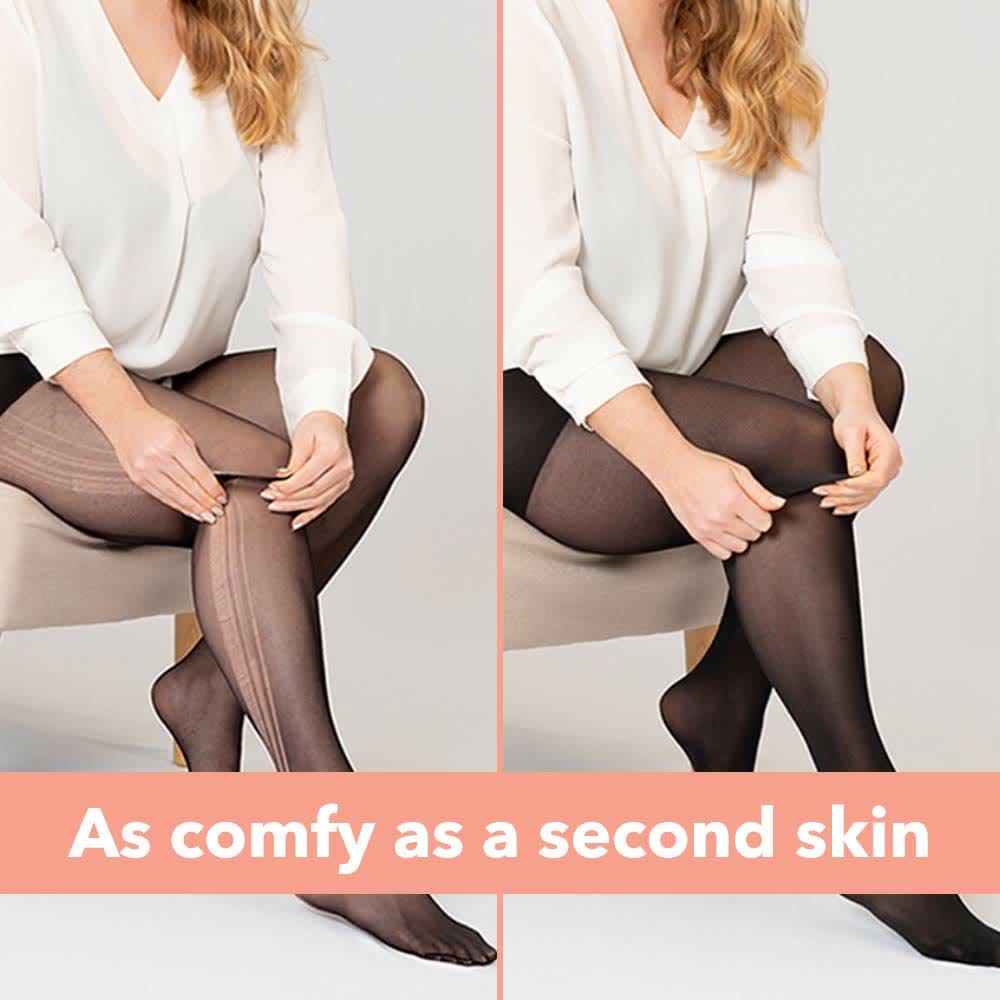 Plusock 40D Women Tear-proof Plus Size Shaping Tights(3 Pairs) - image 3