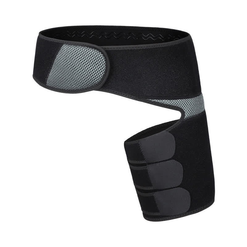 Plusock Velcro Compression Hip Joint Belt - Black - S - image 9