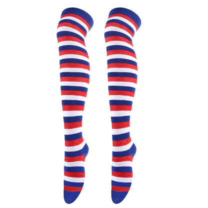 Plusock Star Stripe Thigh High Socks(3 Pairs) - image 4