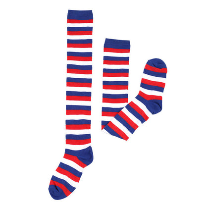 Plusock Star Stripe Thigh High Socks(3 Pairs) - image 6