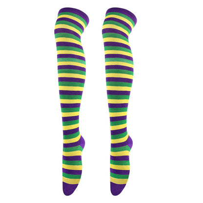 Plusock Star Stripe Thigh High Socks(3 Pairs) - image 5