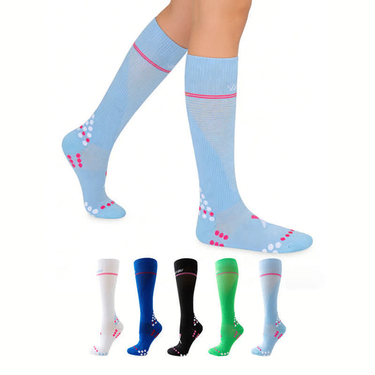 Plusock Waffle Mesh Knee High Compression Socks - image 0
