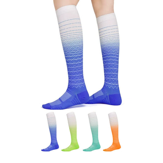 Plusock Gradient Wave Compression Socks - image 0