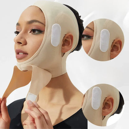 Plusock Post Surgery Full Face Sculpting Compression Headgear - image 3