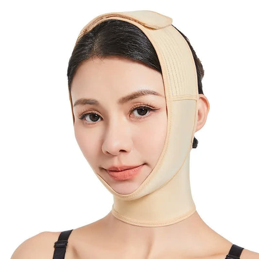 Plusock Post Surgery Premium Firming Compression Headgear - Nude - L - image 0