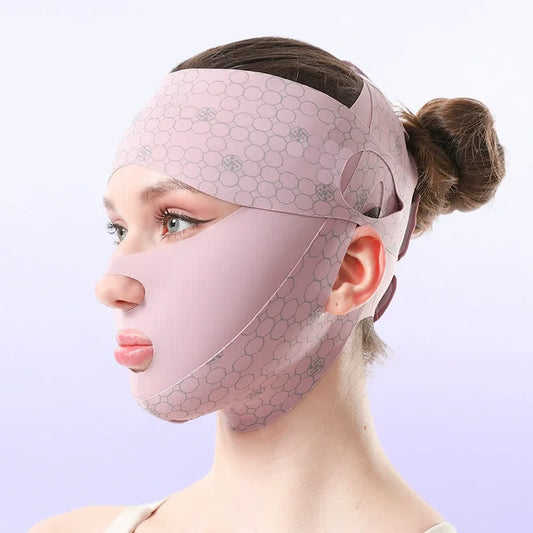 Plusock Honeycomb Lift V Line Face Wrap - Purple - image 0