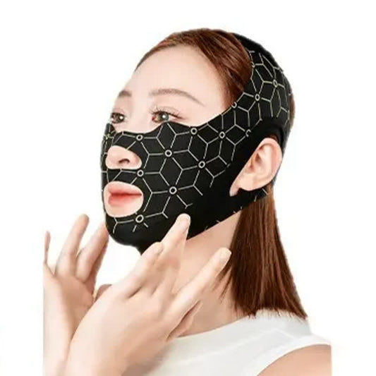 Plusock Black Gold Double Layer Face Warp(3 Packs) - Black - image 0