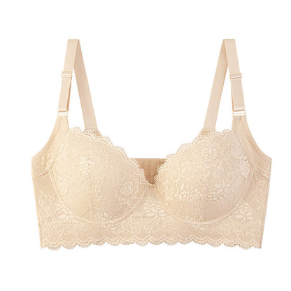 Plusock Elegant Lace Full Coverage Bras - Nude - 50 - F - image 5