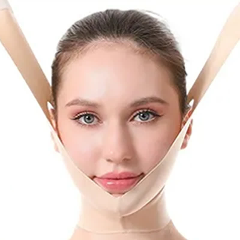 Plusock Skin Tone Elastic Extended Physical Firming Face Wrap - image 5