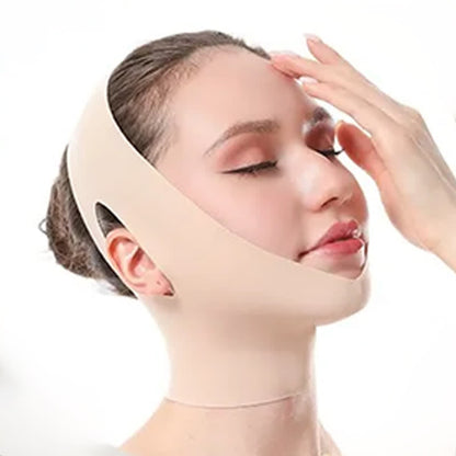 Plusock Skin Tone Elastic Extended Physical Firming Face Wrap - image 2